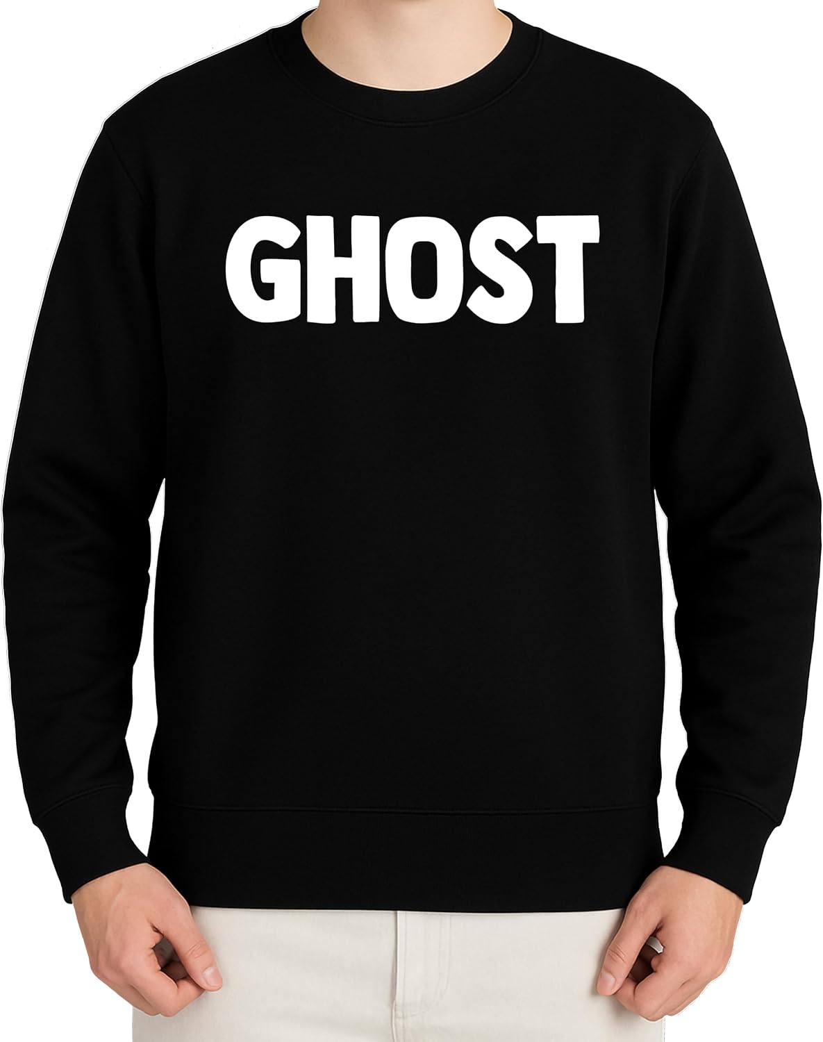 Ghost Malone – rolig halloween rapsdesign med ordspel, perfekt motiv för musikfans, spökvänner och hiphop-älskare tröja