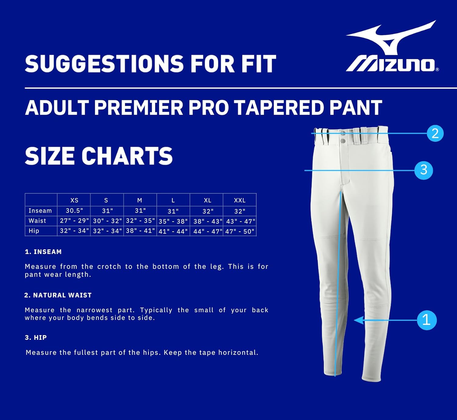 Mizuno herr Byxor Premier Pro Tapered Byxor