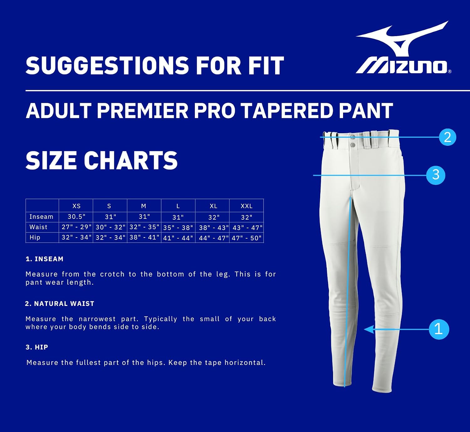 Mizuno herr Byxor Premier Pro Tapered Byxor