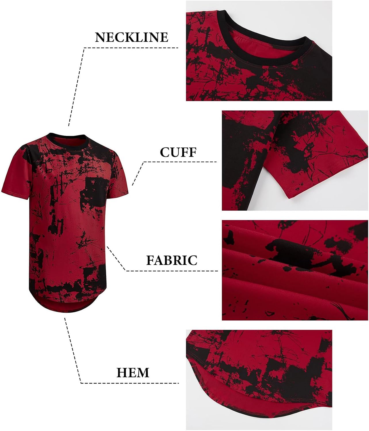 comefohome Män T-shirts grafiskt mode t-shirt Storbritannien vardaglig kortärmad t-shirt toppar hipster hip hop t-shirts cool skjorta
