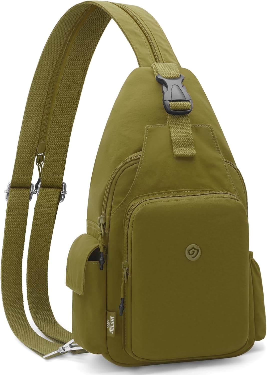 Bröstväska liten ryggsäck herr crossbody väska sling väska lätt bröstväska stöldskydd nylon ryggsäck axelväska herr dam för cykling resor sport