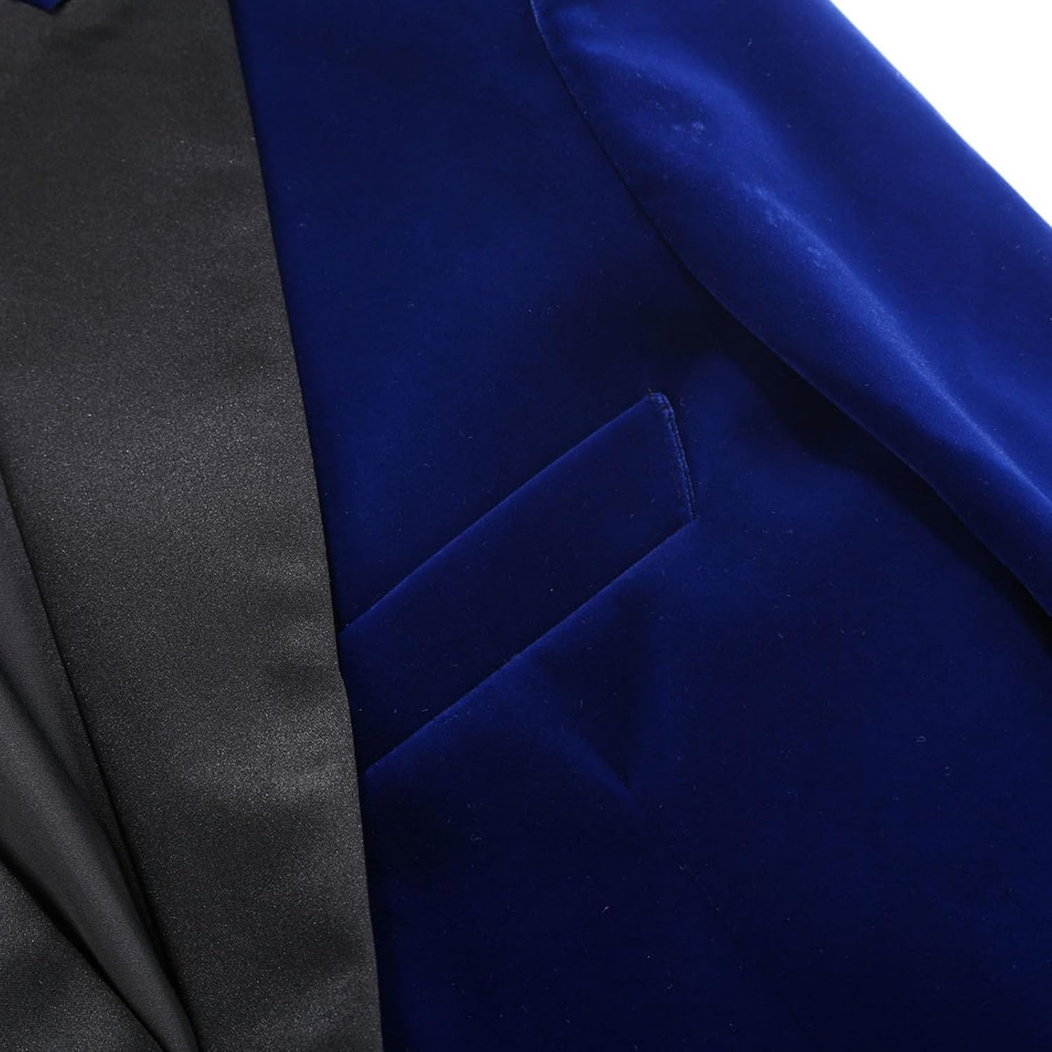 Herr sammetskavaj slim fit med en knapp, kostymkavaj, smoking, bröllop, bal, middag, formell klädsel
