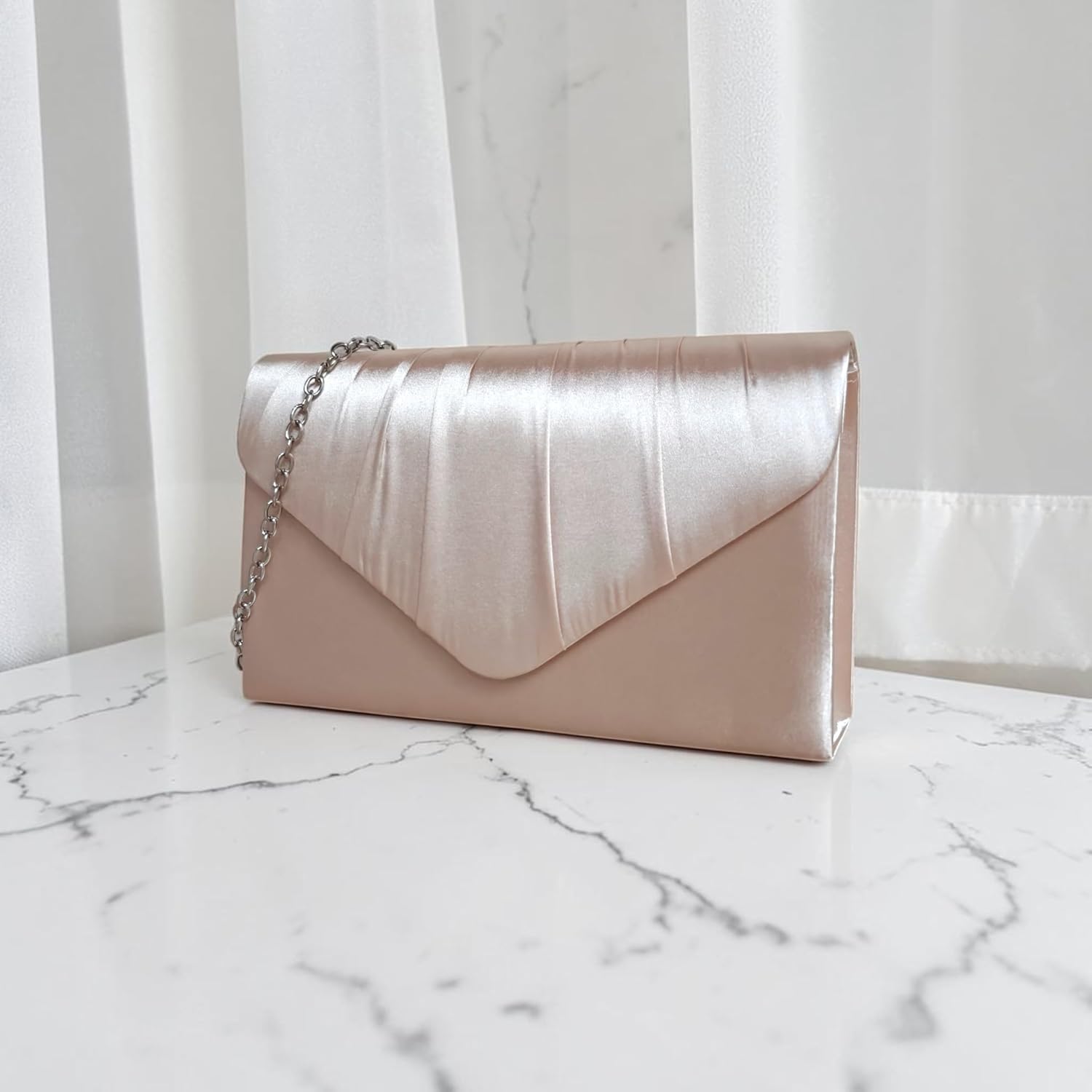 fi9® DAMER SATIN PARTY BORD BRIDAL EVENING CLUTCH HANDVÄSKA Handväska