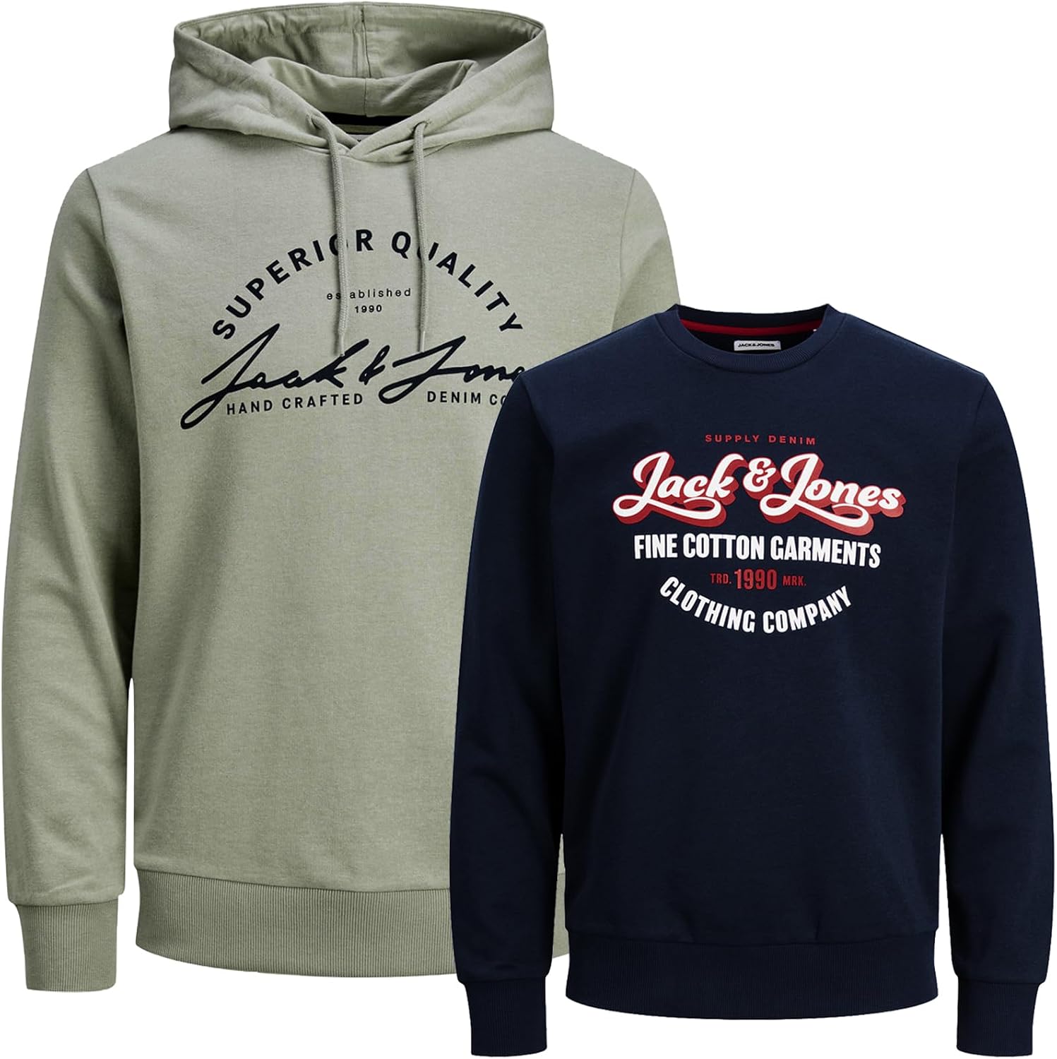 Herr JACK & JONES Tunn Turtleneck Stickad tröja Klassisk Rundhals Sweater Långärmad Grundläggande JJEEMIL
