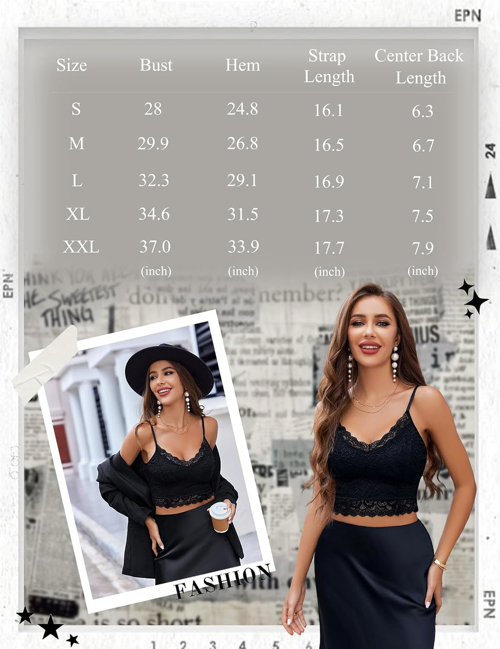 Avidlove dam spets bustier topp sexig bralette undertröja basic spagettiremmar camisole V-ringad rygg urtagning design tank toppar crop