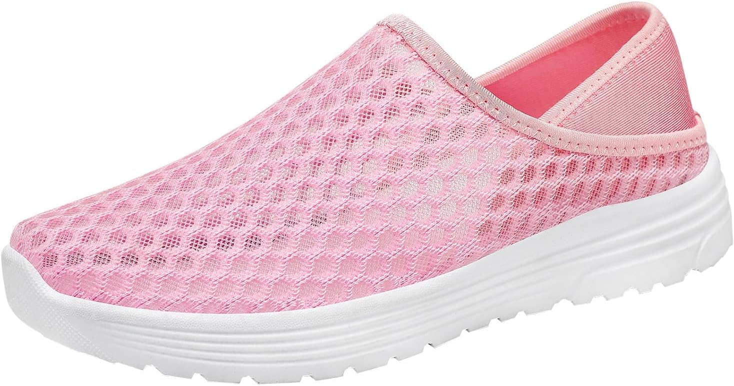 Legere bekväm snörfri herrsneakers, ventilerande herrsneakers, mjuk stickad topp, ortopediska slip-on skor, halkfria mjuka innersulor för fitness löpning promenader