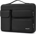 MOSISO 360 Protective Laptop Sleeve 14 inch, Laptop Sleeve Compatible with HP Dell ASUS Acer, HP Stream, Dell Latitude, IdeaPad, Side Opening Bag with 2 Raised and 1 Flapover Pockets