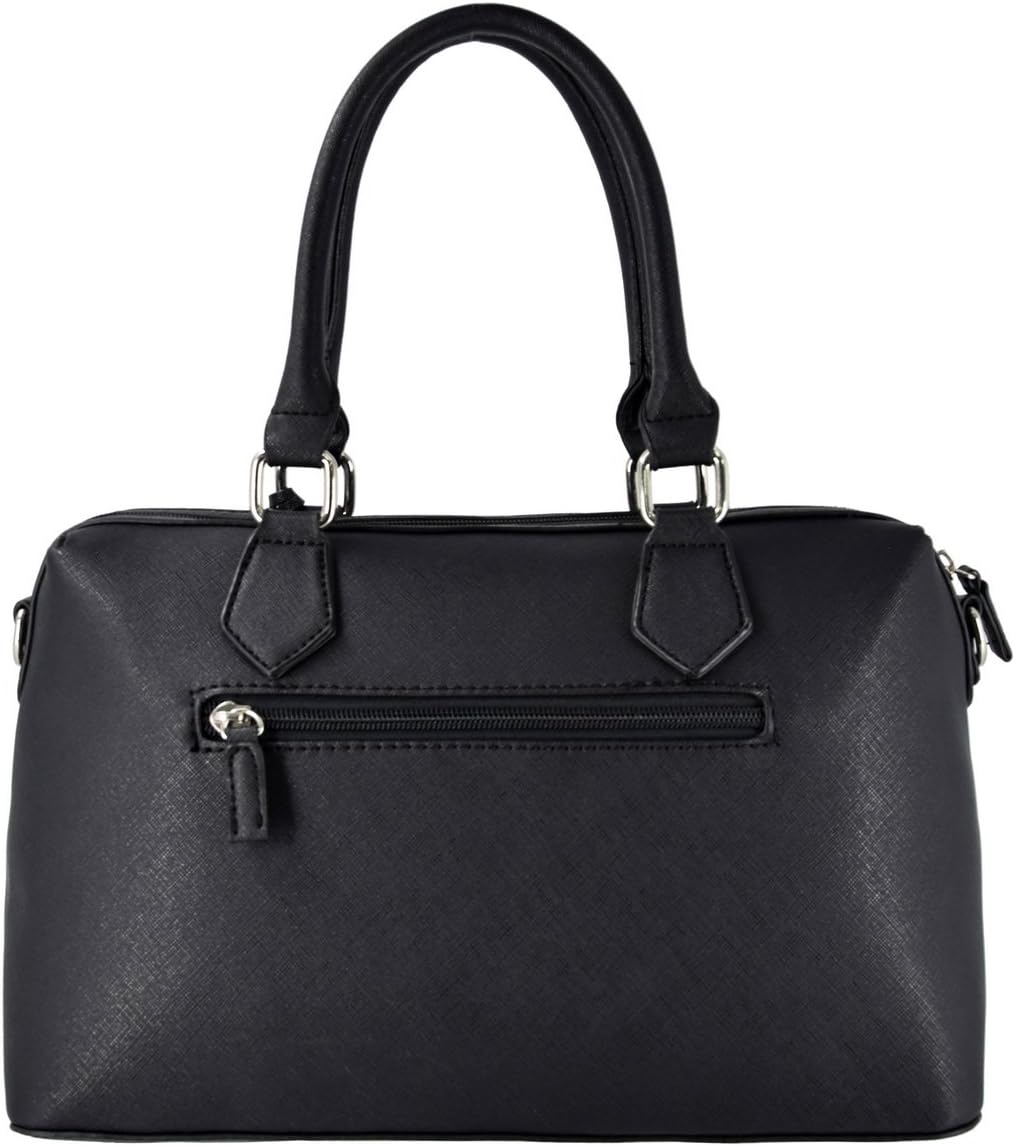 David Jones - Dam Stor Handväska - PU Läder Tote Bag - Praktisk Randig Axelväska - Kvinnor Medelstor Väska Axelremsväska Tygväska Damväska Shopper - Trendig Mode Elegant Kontor Arbete
