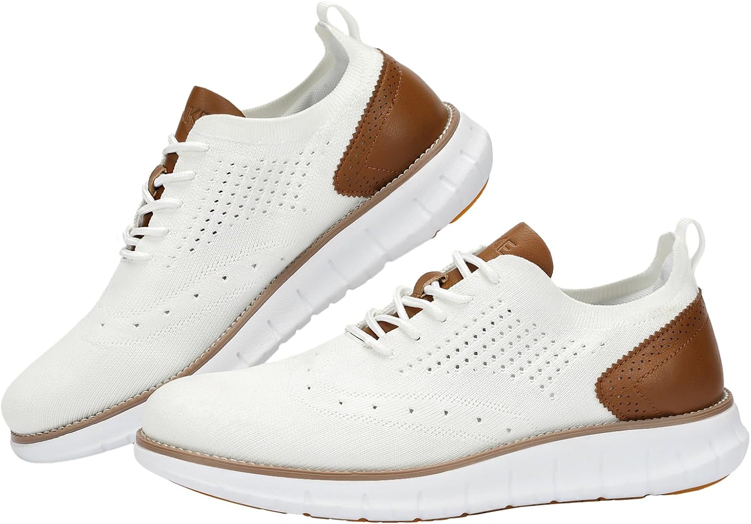 SVNKE mäns Oxfordskor formella promenadskor finskor klassiska halkfria business vardagsskor snörning lätt sneaker