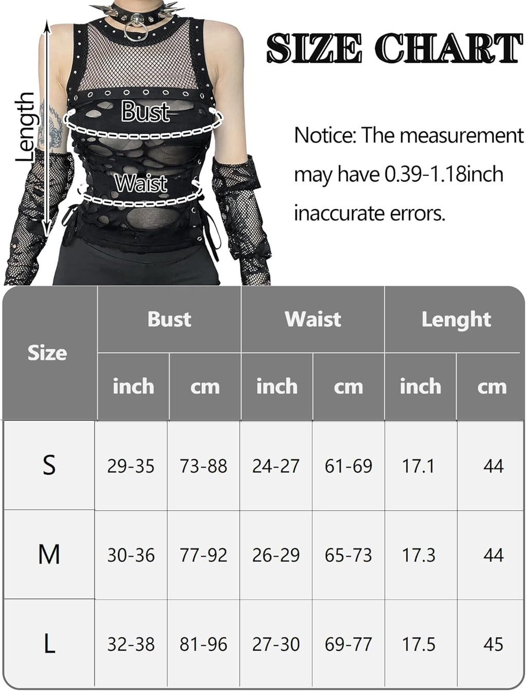 FEOYA Damer gotisk topp Y2k crop top spets goth tank top punk ihålig topp vintage väst lapptäcke bodycon t-shirt
