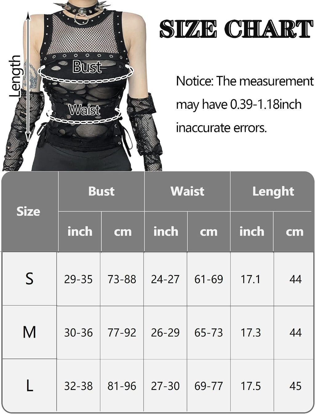 FEOYA Damer gotisk topp Y2k crop top spets goth tank top punk ihålig topp vintage väst lapptäcke bodycon t-shirt