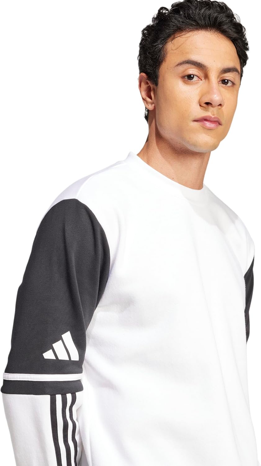 adidas herr Squadra25 Sweat Crew Sweatshirt, white, XL