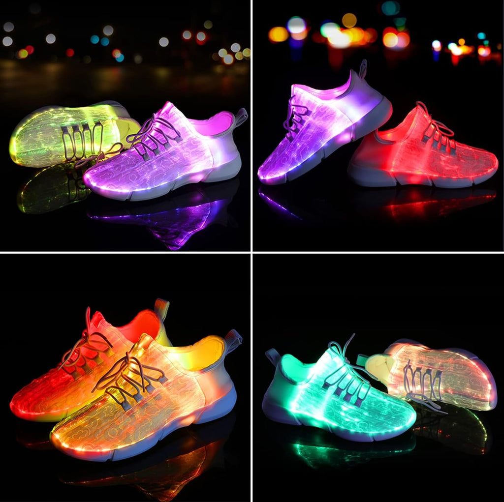 LED skor,CE Certifierad,7 färger LED Sneakers med sko lampor av Alla hjärtans jul dans fest med jul, nyår