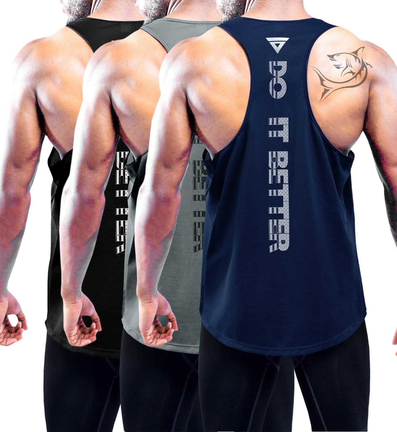 Boyzn 1 eller 3-pack herrlinne, sommar, ärmlösa t-shirts, ventilerande muskelskjortor, armtröjor, gym, träning, linne, sport, undertröja, gym, bodybuilding, ärmlös t-tröja för löpning