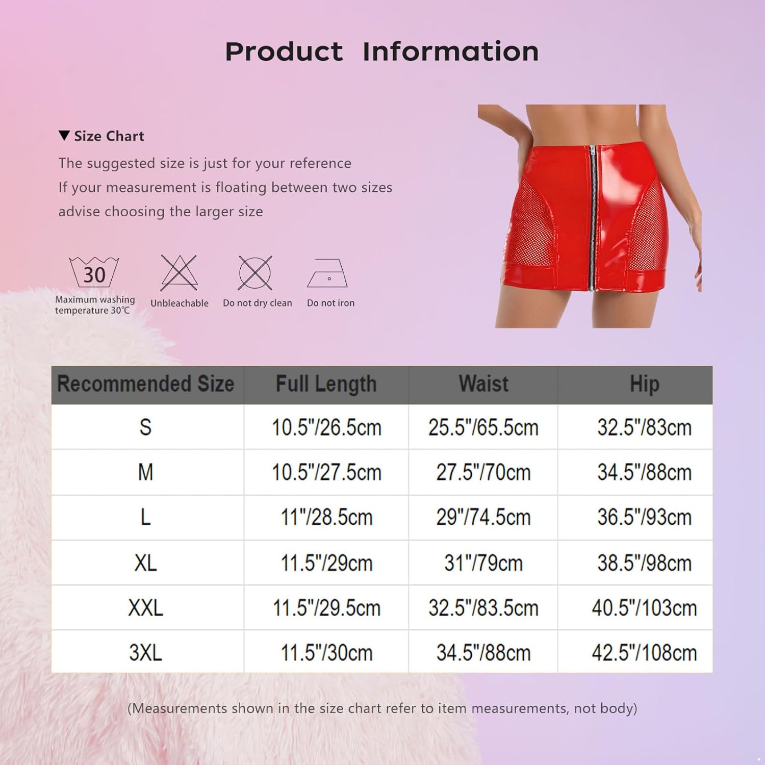 kort minikjol läderkjol lackerad metallisk glänsande tajt hög midja kjol bodycon cluwbear S-3XL