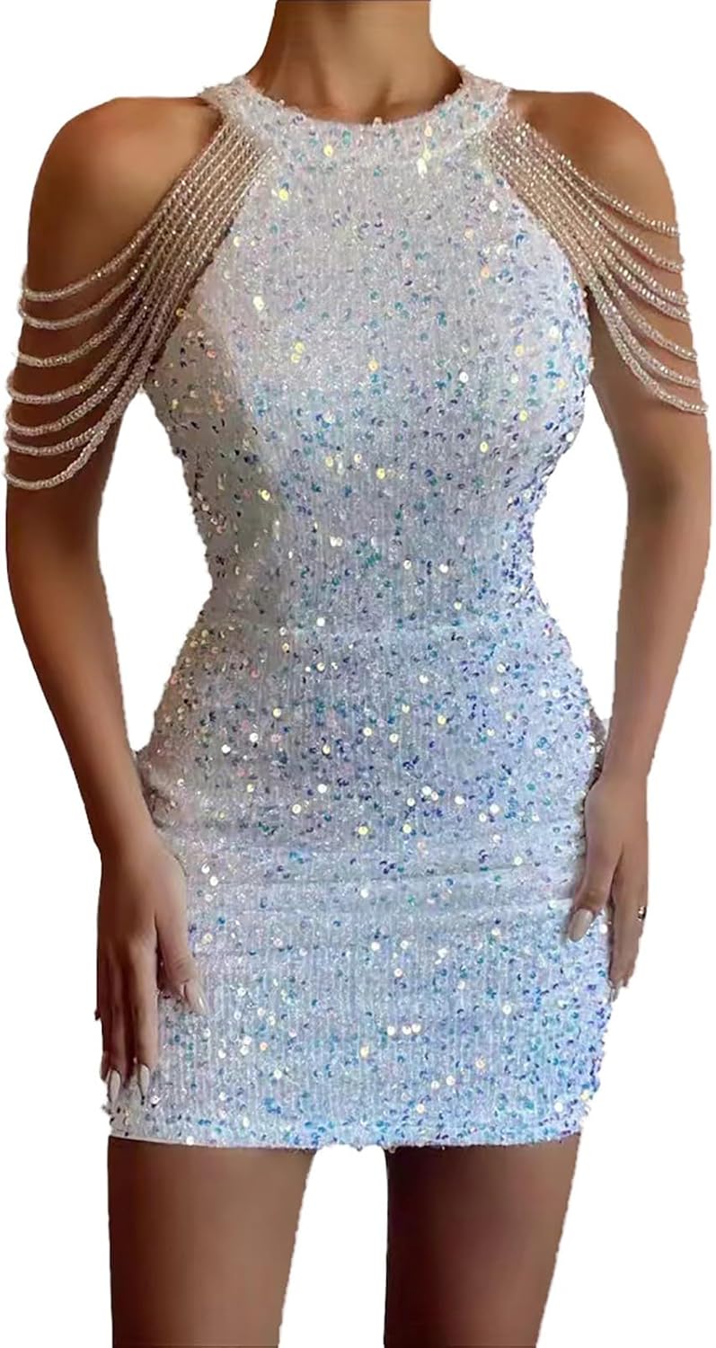 Festklänningar för kvinnor, kvinnor, kvinnor, sammet, paljett, cocktailklänning, glittrande bröllop, gästfest, kväll, långärmad, bodycon-klänningar