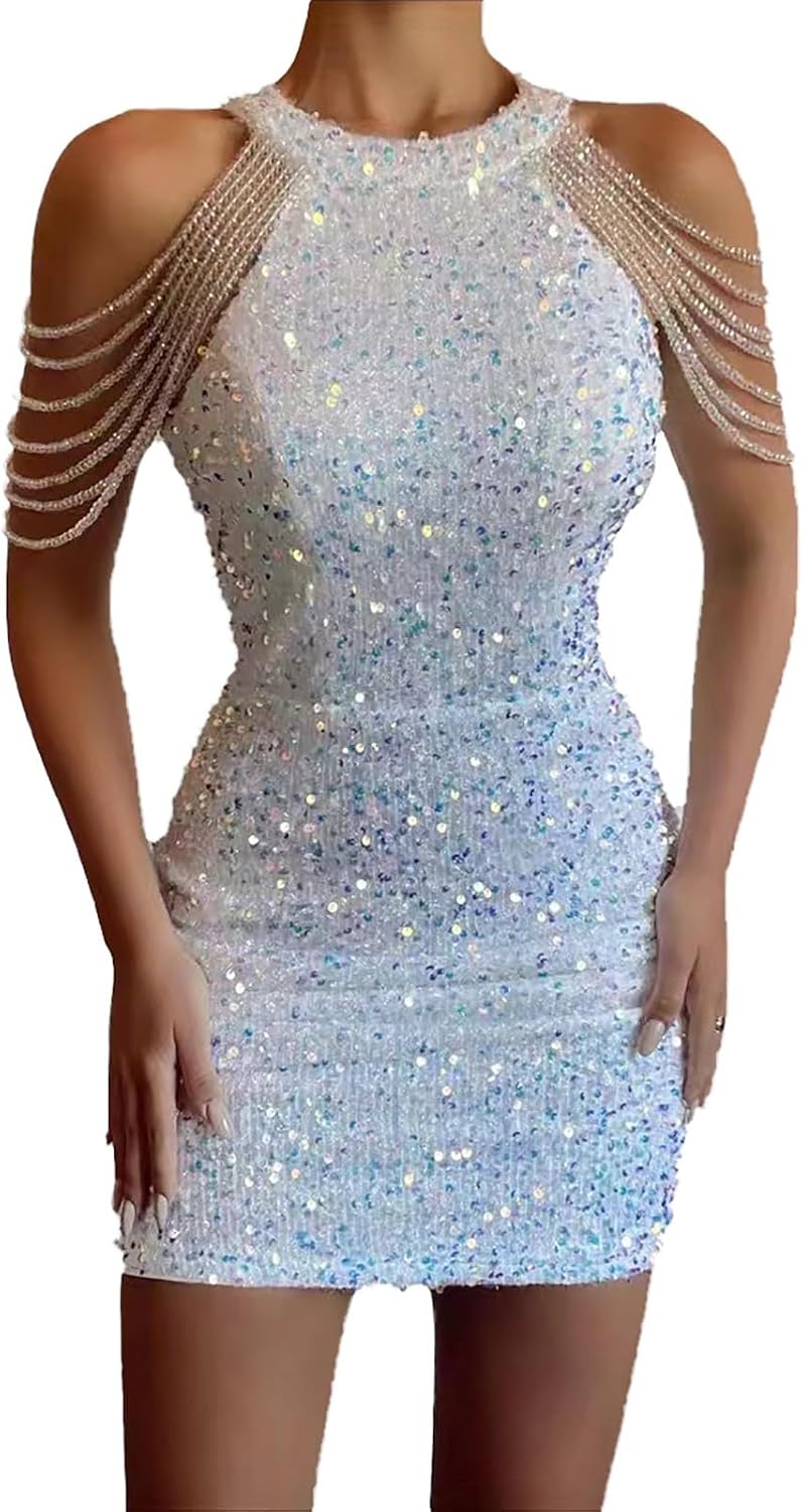 Festklänningar för kvinnor, kvinnor, kvinnor, sammet, paljett, cocktailklänning, glittrande bröllop, gästfest, kväll, långärmad, bodycon-klänningar