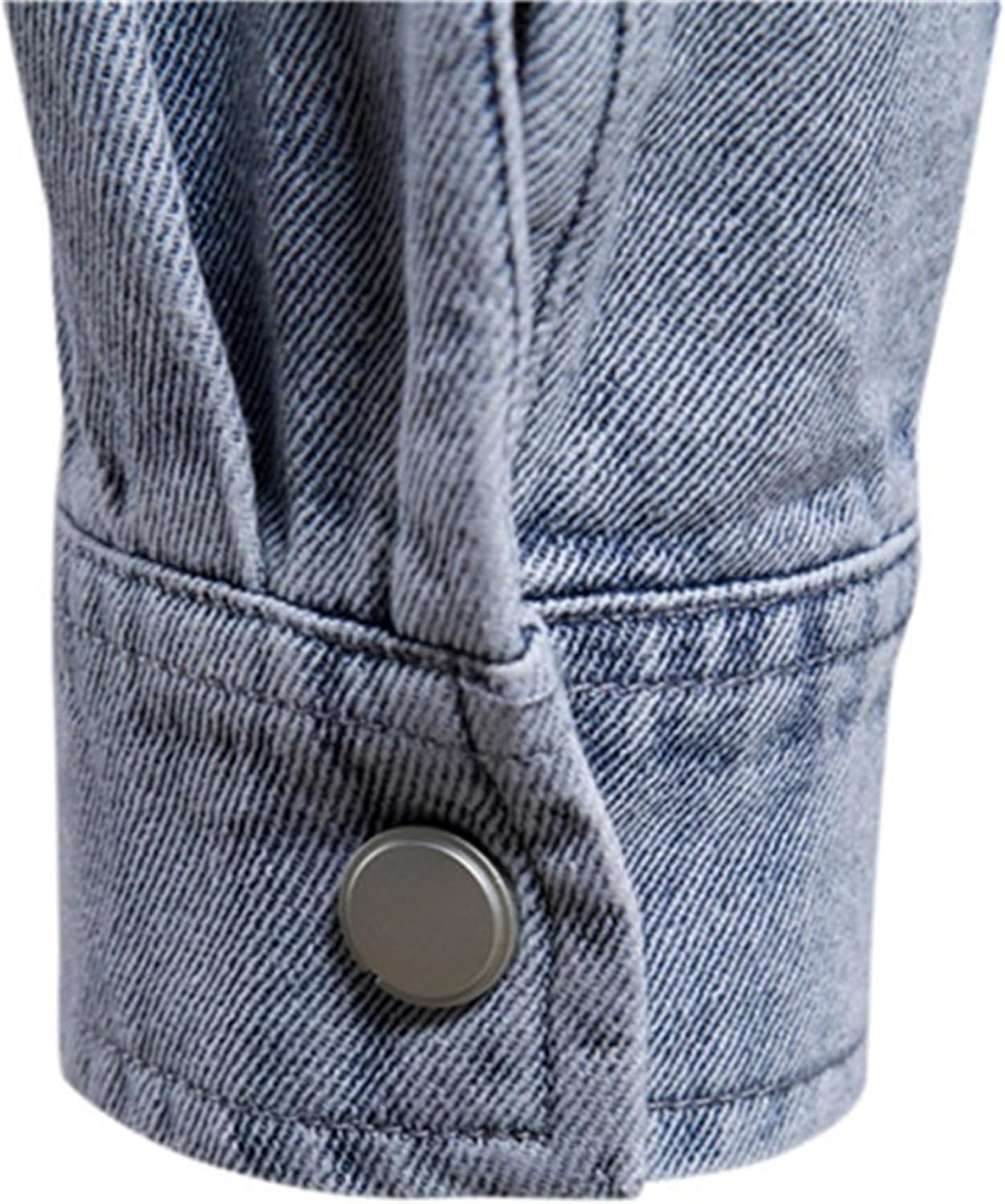 Herr mjuk bekväm strerch arbete jeansskjorta långärmad normal passform denim skjorta knappar skjortor med fickor
