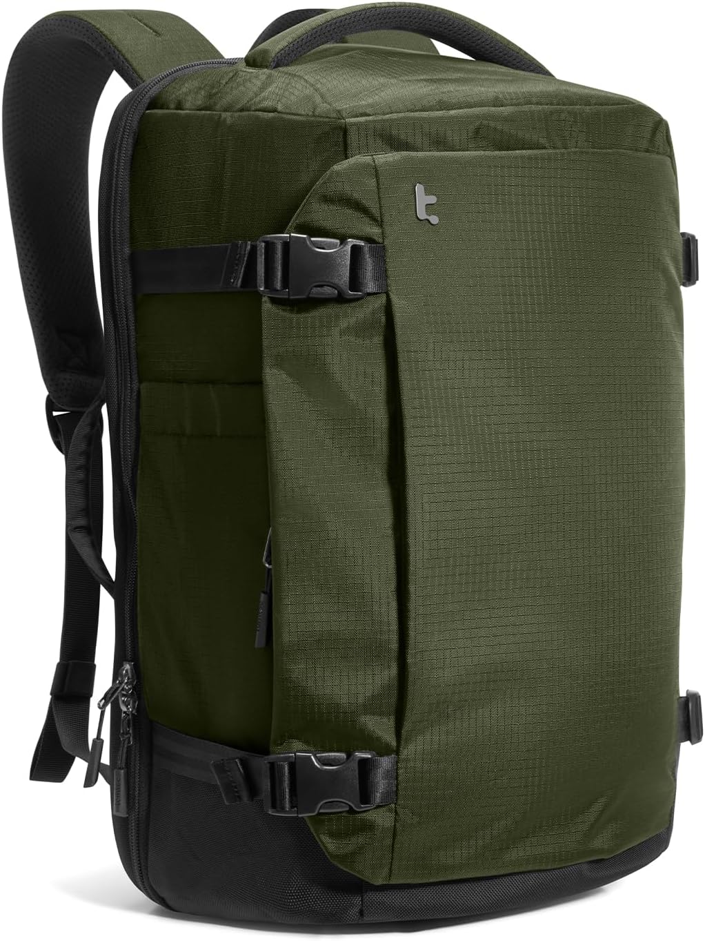 tomtoc 40L Reseryggsäck, TSA-vänlig handbagage-ryggsäck Reseryggsäck för 15,6-17 tums bärbar dator, flyggodkänd ombordstigning Vattenavvisande kabinryggsäck för resor Weekender Trip
