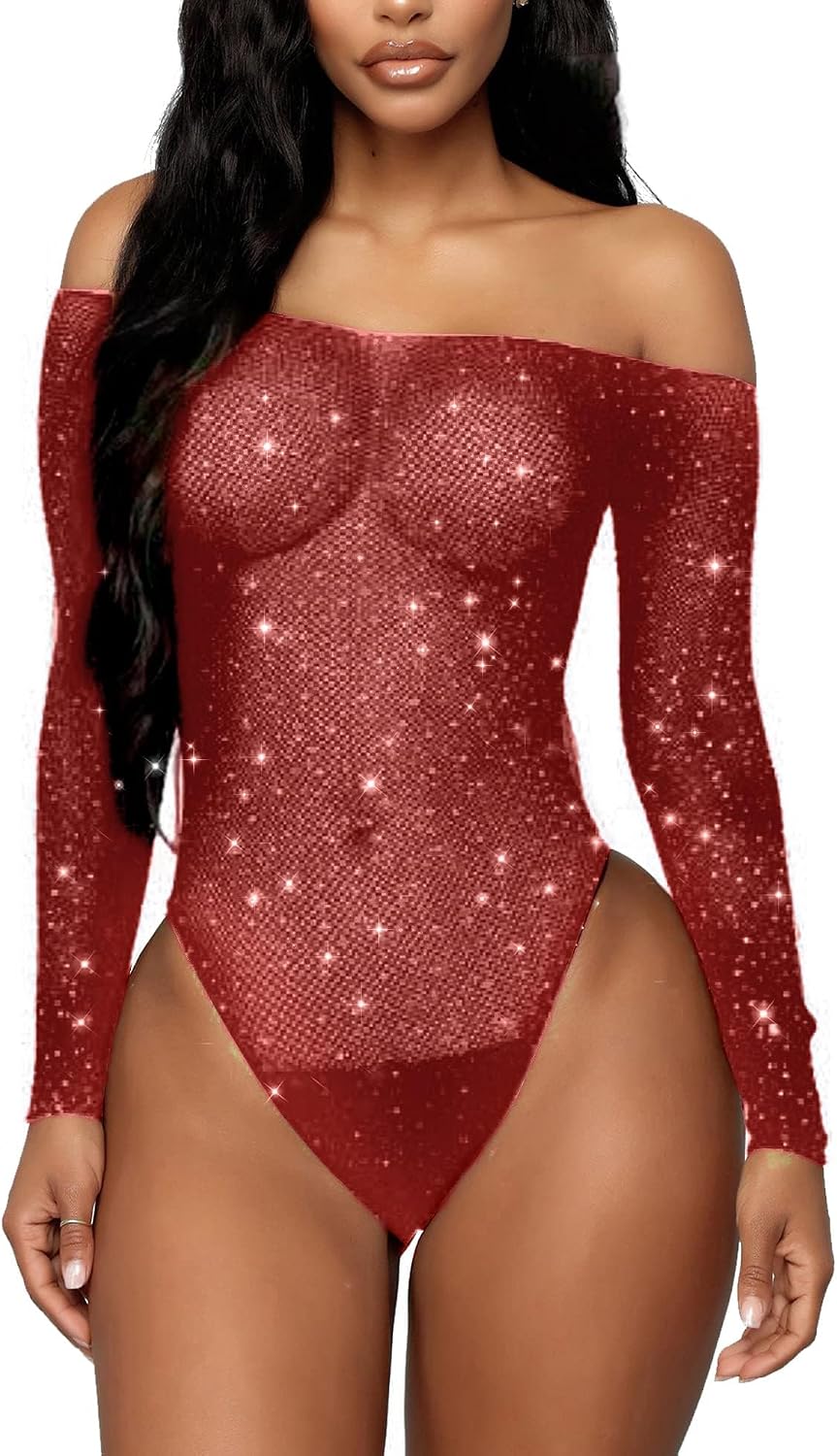 RSLOVE damunderkläder fisknät bodysuit sexiga kläder nät kroppsstrumpor