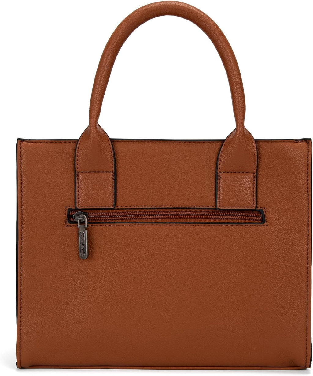 Montana West Wrangler Tote Bag for Women Zipper Shoulder Handbag toteväskor
