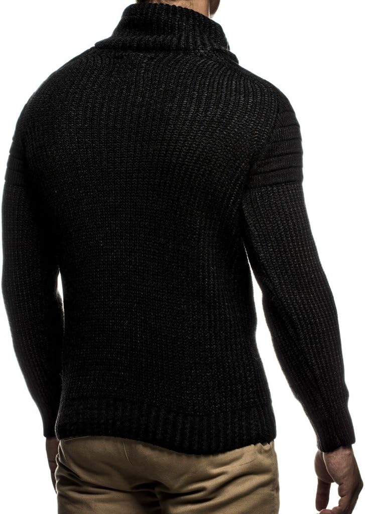 Leif Nelson Pullover stickad tröja för män LN-5235
