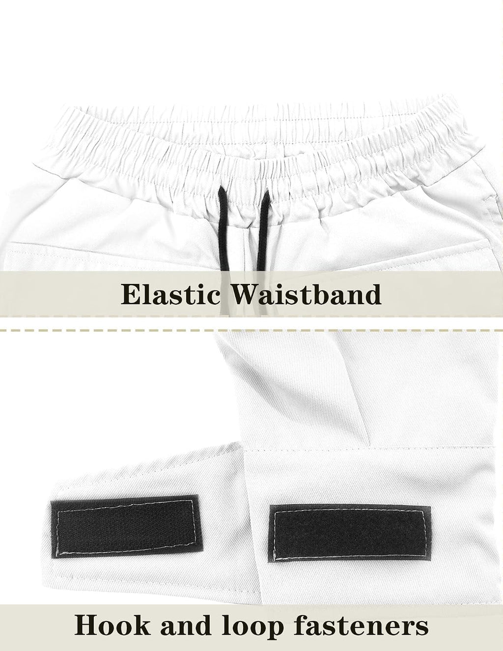 AIEOE Cargobyxor, herr, hip hop, techwear, cargobyxor med reflekterande ränder, streetwear, punkbyxor, joggingbyxor, joggingbyxor med fickor, elastisk linning