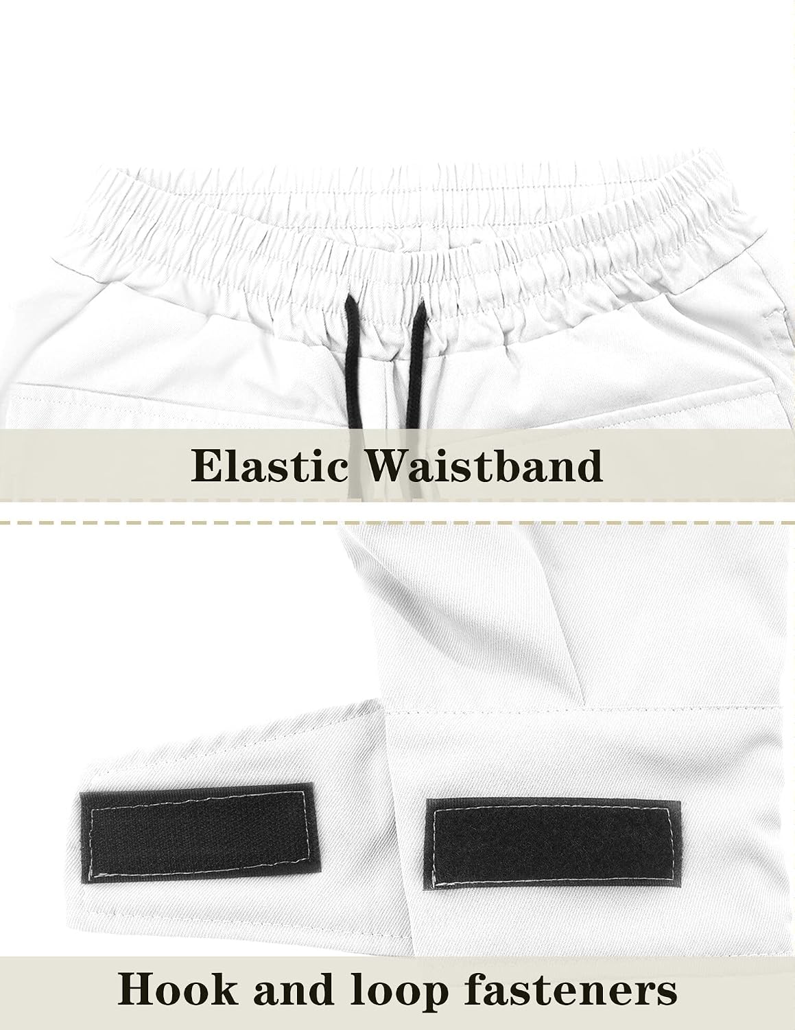 AIEOE Cargobyxor, herr, hip hop, techwear, cargobyxor med reflekterande ränder, streetwear, punkbyxor, joggingbyxor, joggingbyxor med fickor, elastisk linning