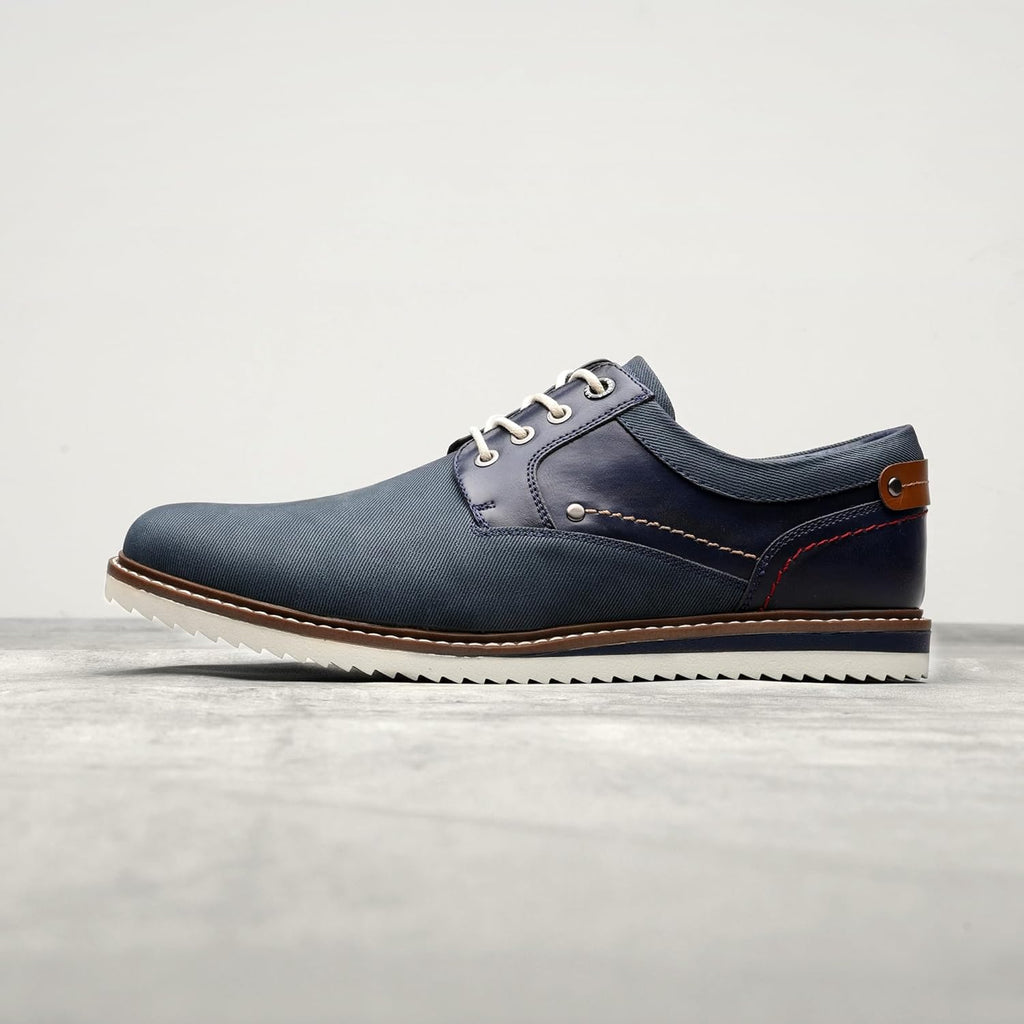 Bruno Marc Herr lågskor med snörning affärsklädsel fritidsskor Oxfords Derby Casual läderskor