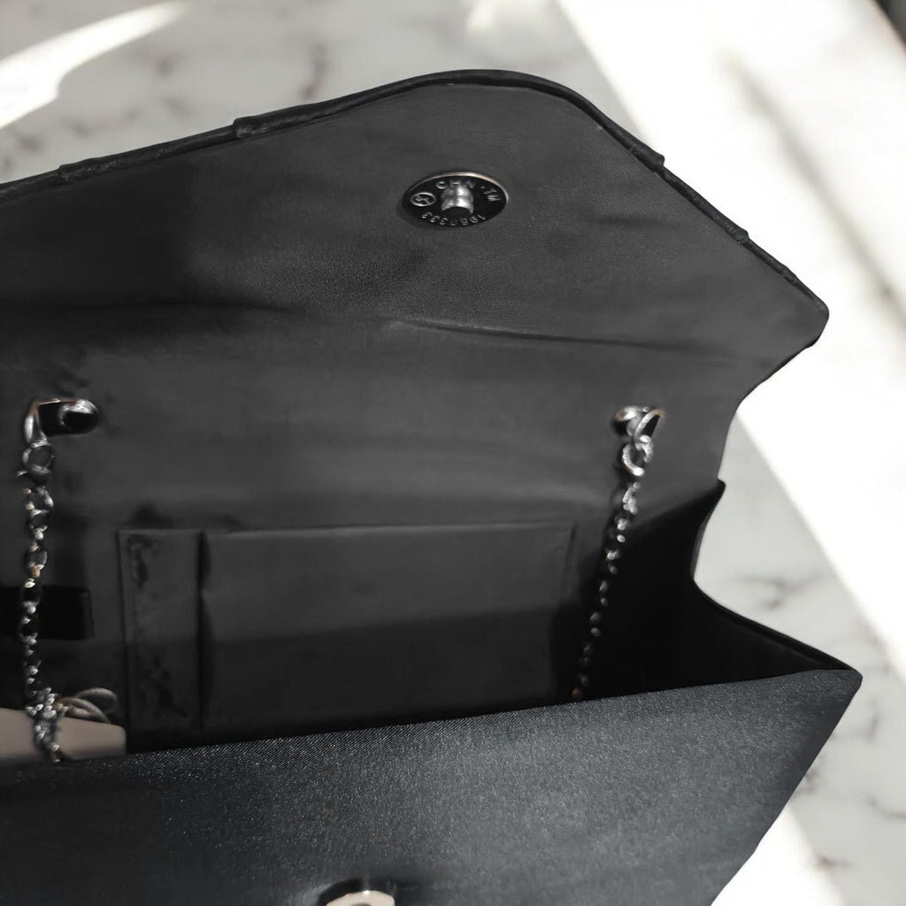 fi9® DAMER SATIN PARTY BORD BRIDAL EVENING CLUTCH HANDVÄSKA Handväska