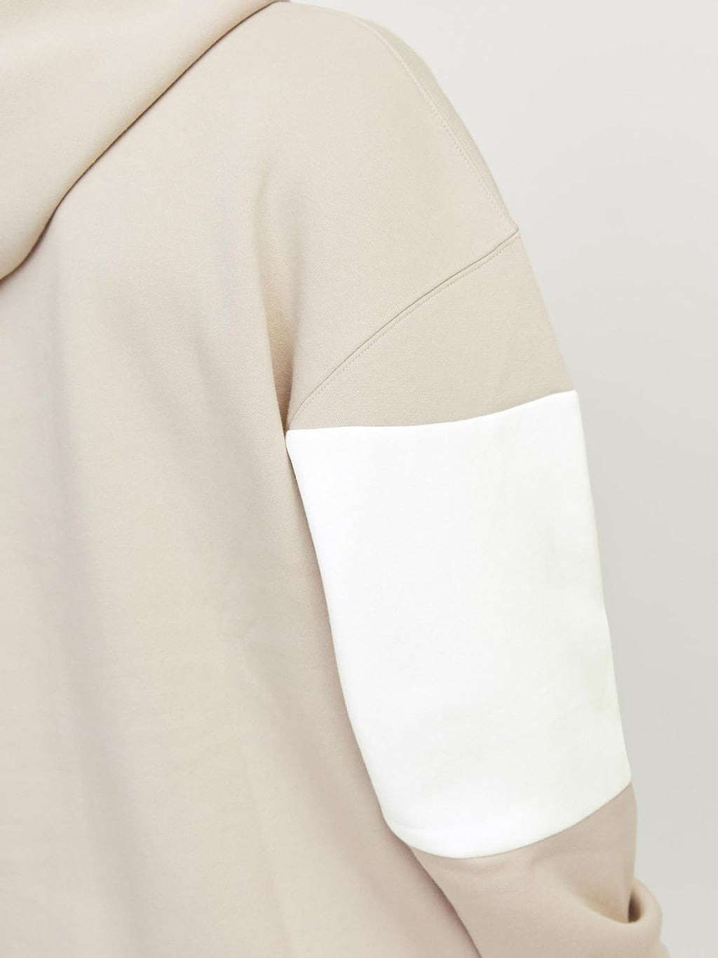 JACK&JONES JJELEGACY Blocking Sweat Hood NOOS, Månstrål/detalj: blockering, S