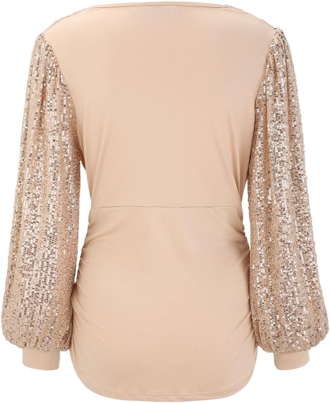 Glittertoppar damer festival blus glitter skjorta smal passform klubbkläder sexig långärmad rave party damtröja trendig nyårsafton outfit glamour skjortblus paljetter topp damer v-ringad