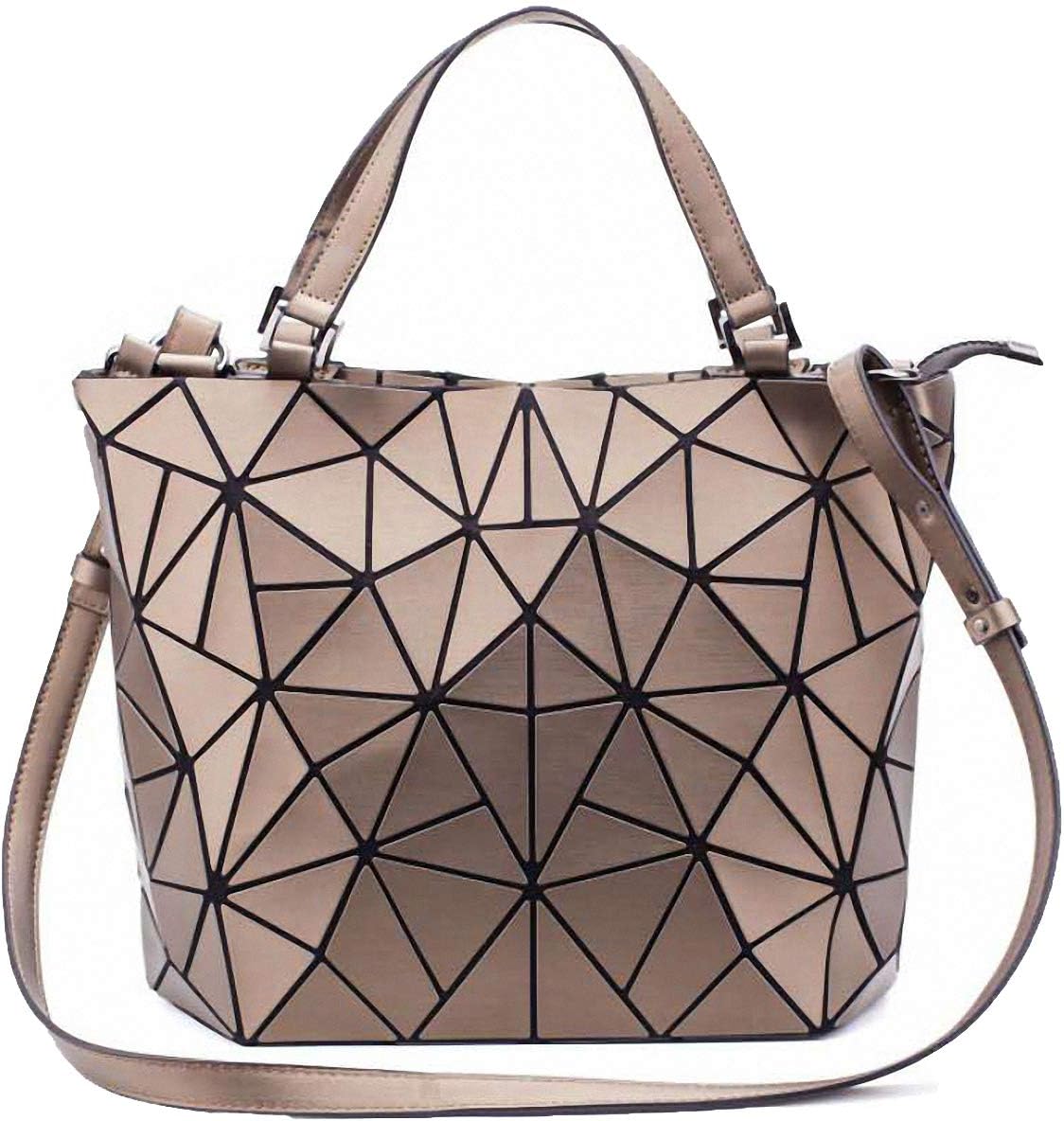 Geometriska lysande gitter handväska kedja crossbody påse tygväskor handväskor holografiska handväskor för kvinnor femmes