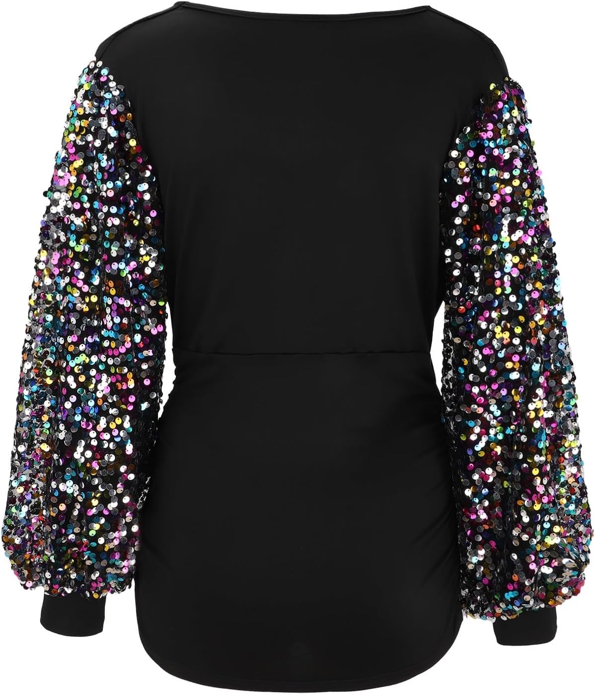 Glittertoppar damer festival blus glitter skjorta smal passform klubbkläder sexig långärmad rave party damtröja trendig nyårsafton outfit glamour skjortblus paljetter topp damer v-ringad