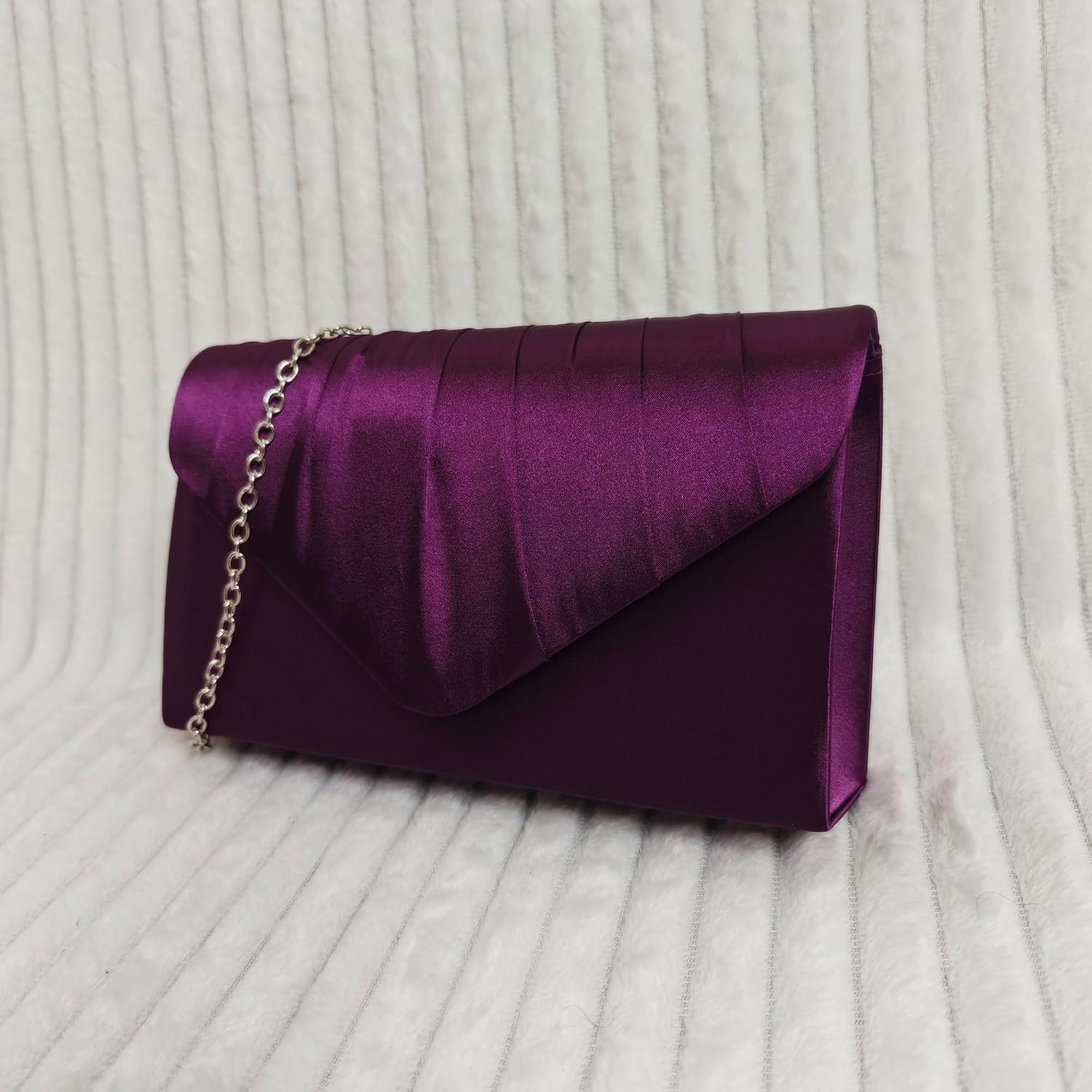 fi9® DAMER SATIN PARTY BORD BRIDAL EVENING CLUTCH HANDVÄSKA Handväska