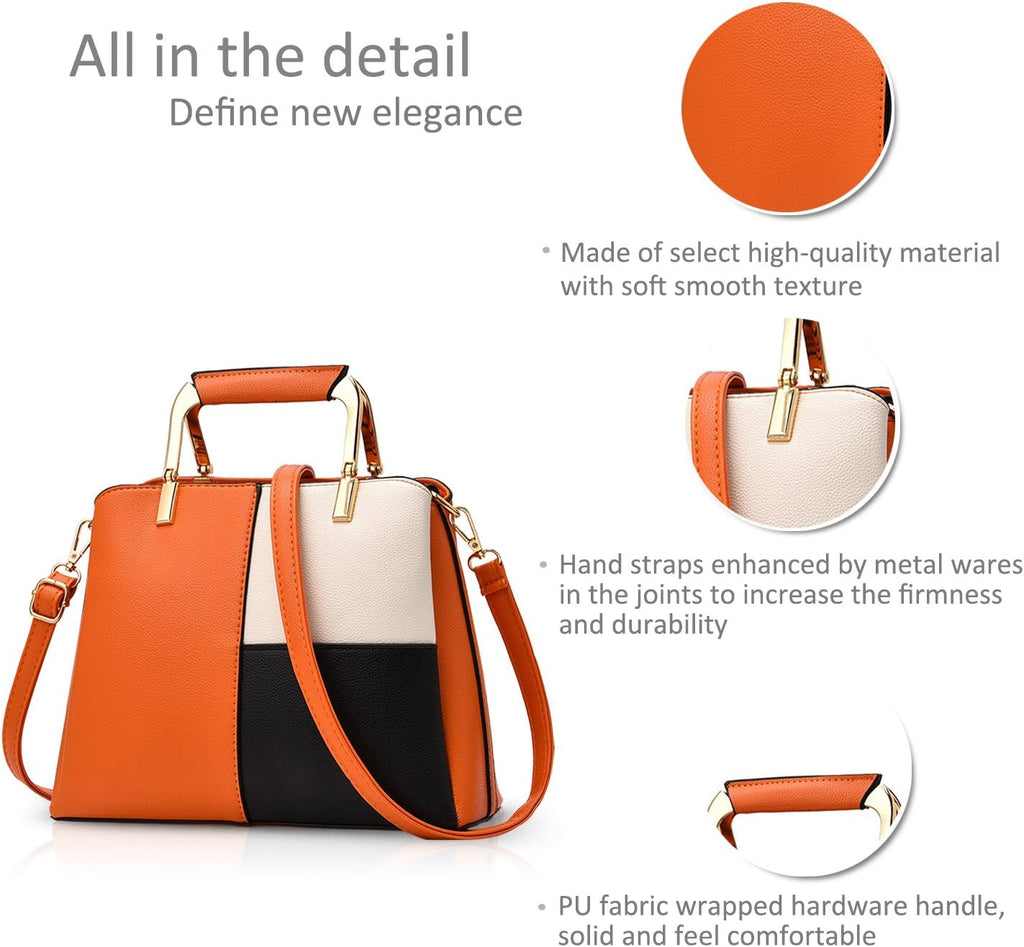 NICOLE&DORIS Dam axelväskor enkel axelväska crossbody messengerväska väska all satchel väska för dam PU läder