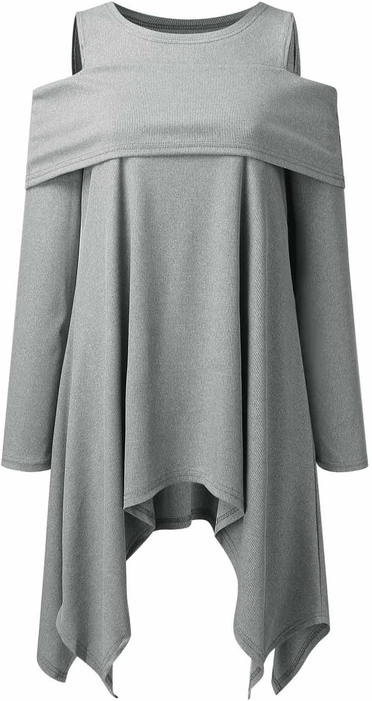 Snö långärmade skjortor dam långärmade blusar formell solid tunika toppar att bära med leggings avslappnade toppar för kvinnor trendig damer bomulls t-shirt