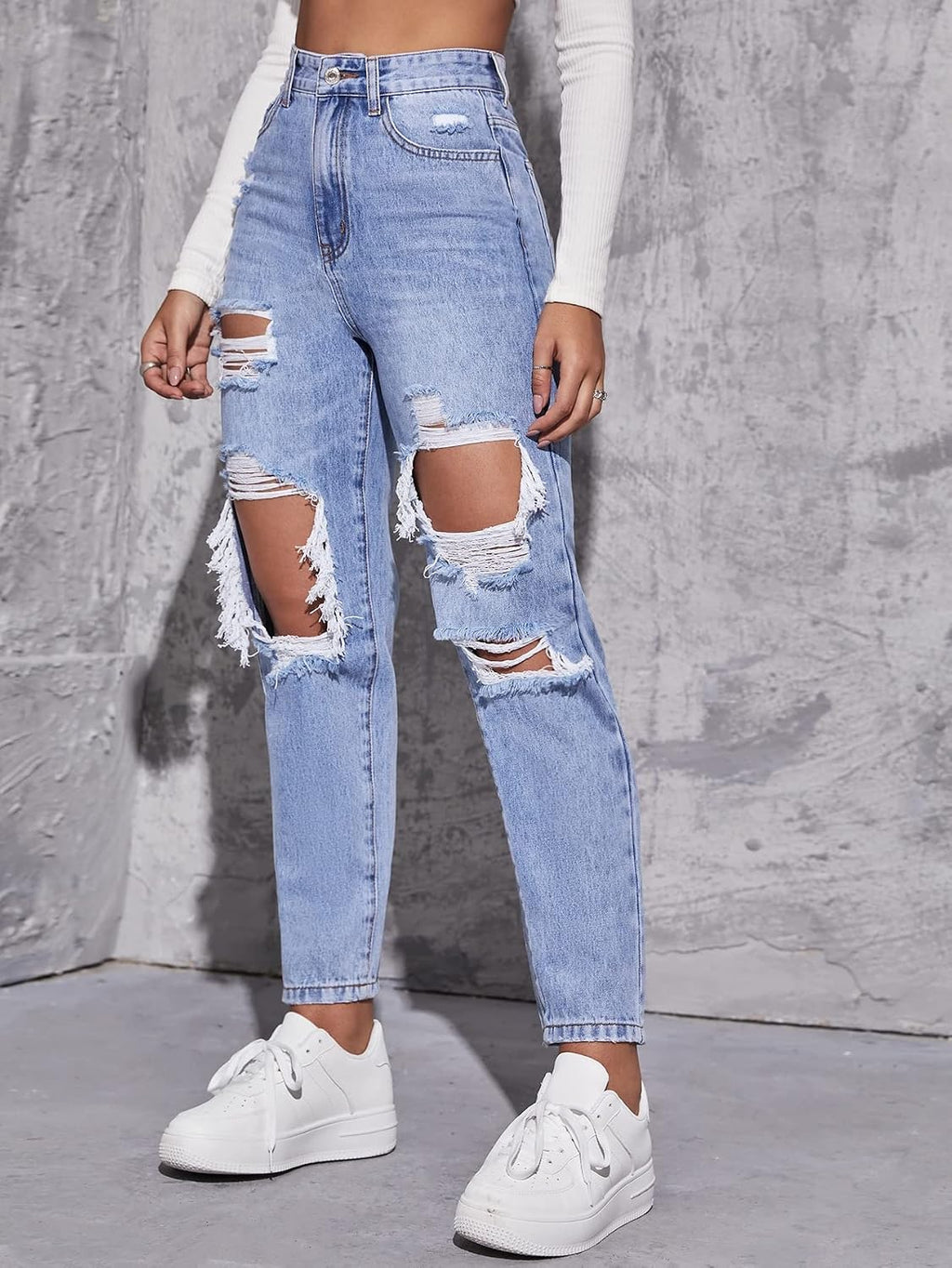 Kvinnor Y2k-jeans, gothstil, byxor i punkig emostil, säckiga, utsvängda jeans, breda ben, Harajuku grunge-byxor, hiphop-kläder