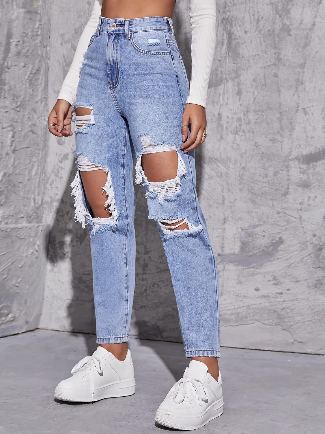 Kvinnor Y2k-jeans, gothstil, byxor i punkig emostil, säckiga, utsvängda jeans, breda ben, Harajuku grunge-byxor, hiphop-kläder