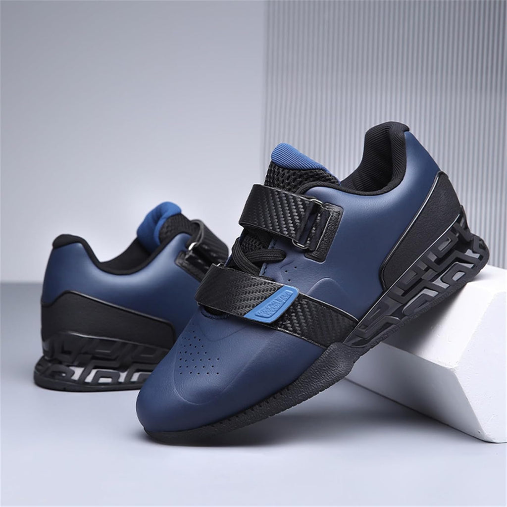 Tyngdlyftningsskor för män, Styrkelyft Bodybuilding Squat Skor Gym Cross Trainers Skor