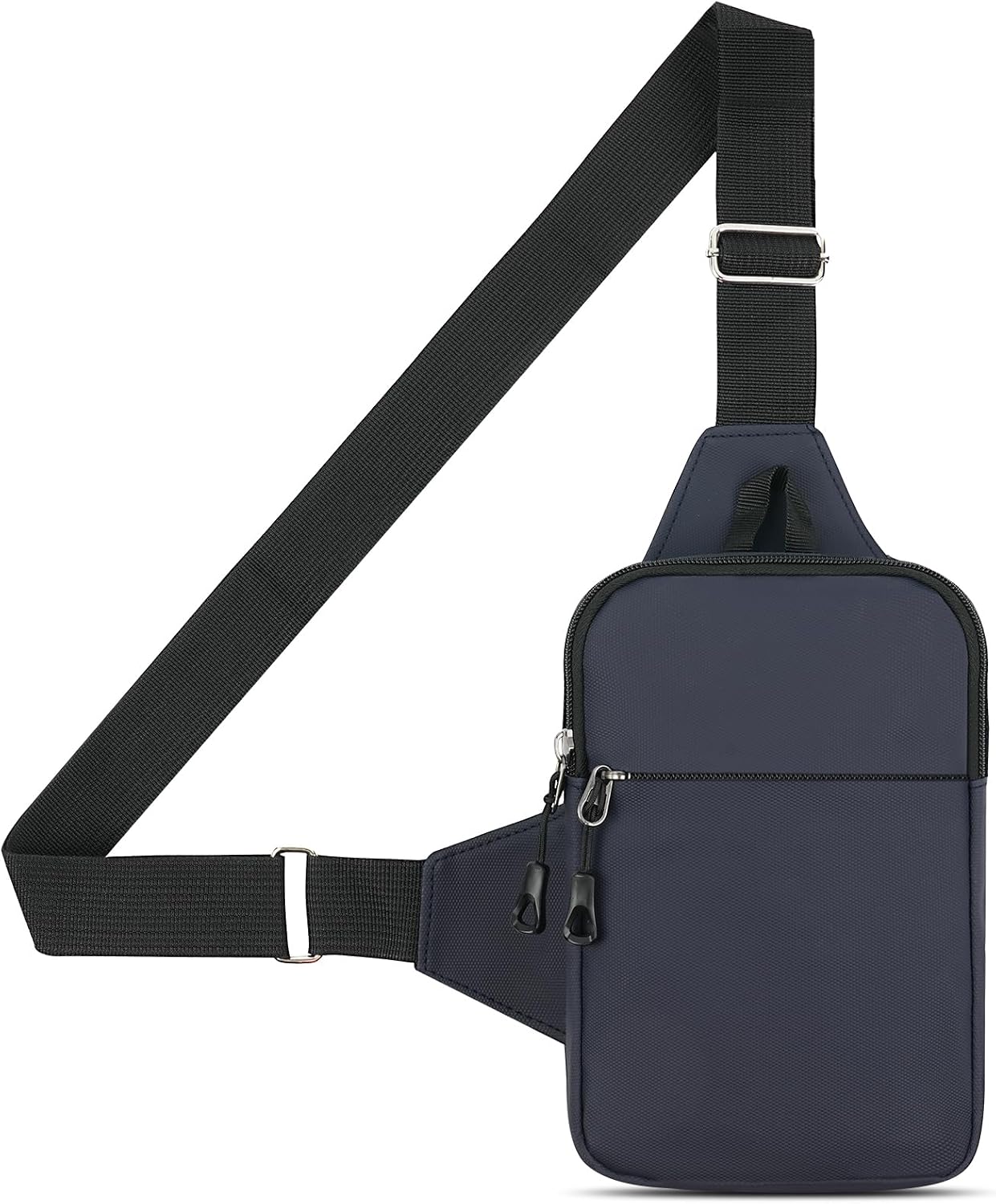 HOTUT Liten axelväska, vattentät bröstväska för män och kvinnor, mini crossbody axelväska med dragkedja och justerbar rem för resor, vandring, cykling, camping, utomhussport