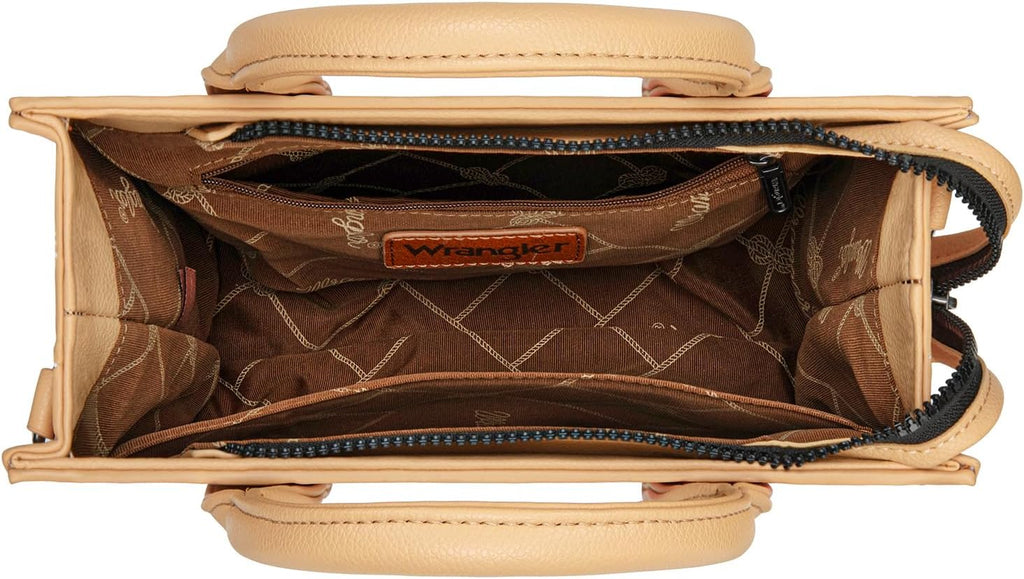 Montana West Wrangler Tote Bag for Women Zipper Shoulder Handbag toteväskor