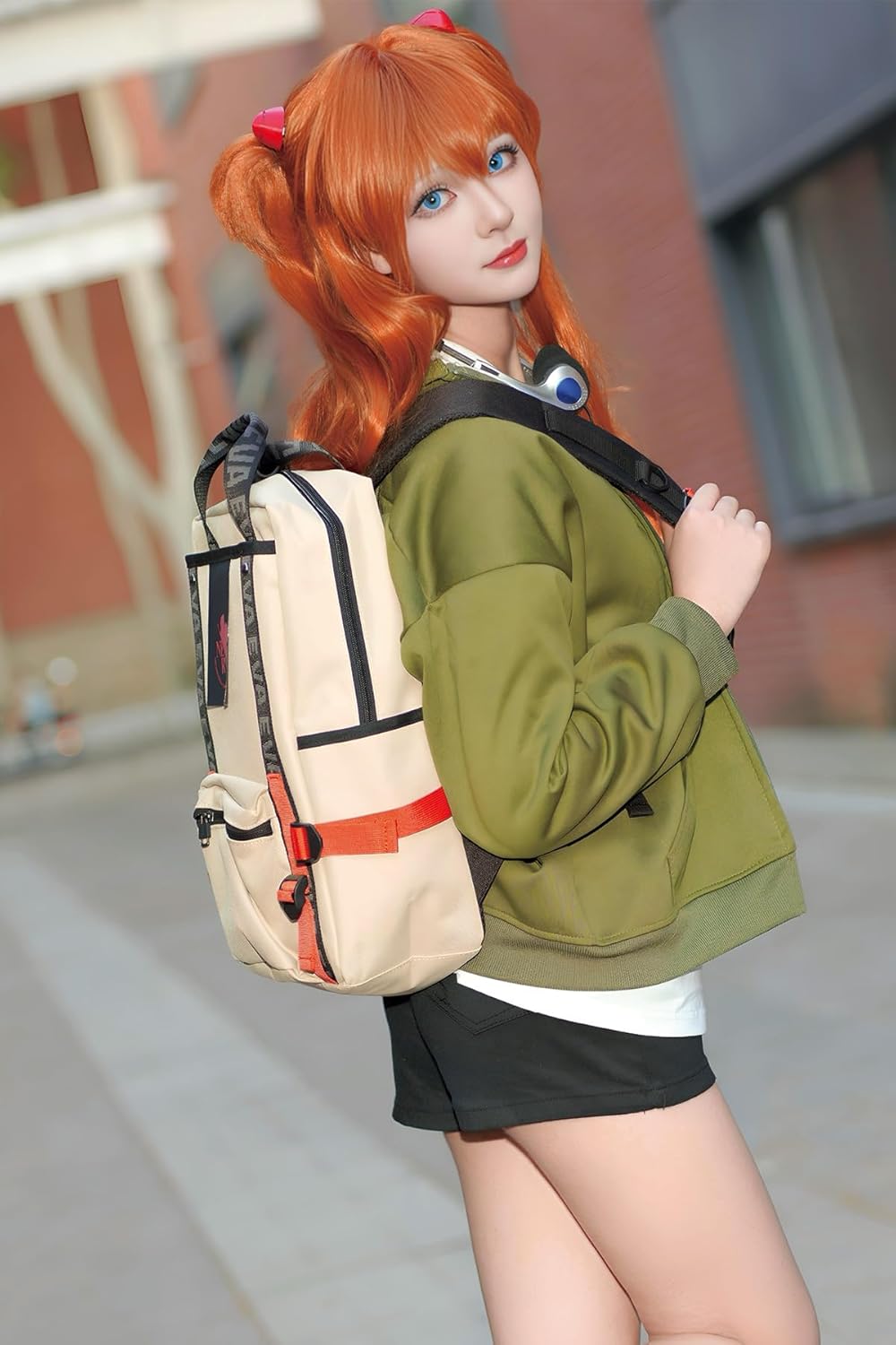 FIREFIRST x RADIO EVA - Evangelion Ryggsäck med laptopfack 15,6 tum Skolryggsäck