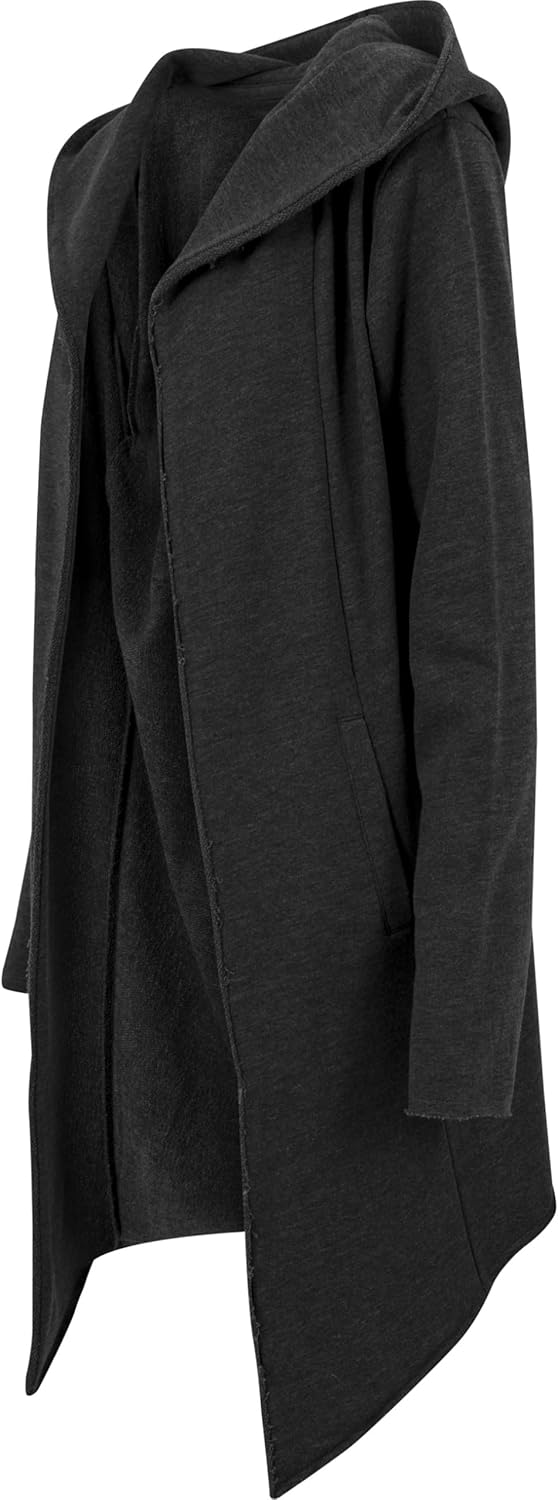 Urban Classics herr Lång huva öppen kant kofta Cardigan-tröja (1-pack)