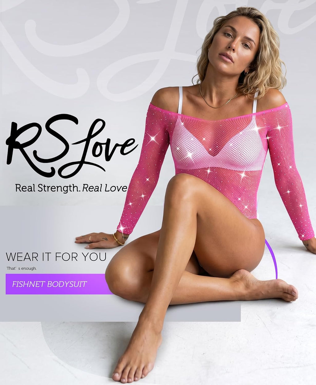RSLOVE damunderkläder fisknät bodysuit sexiga kläder nät kroppsstrumpor