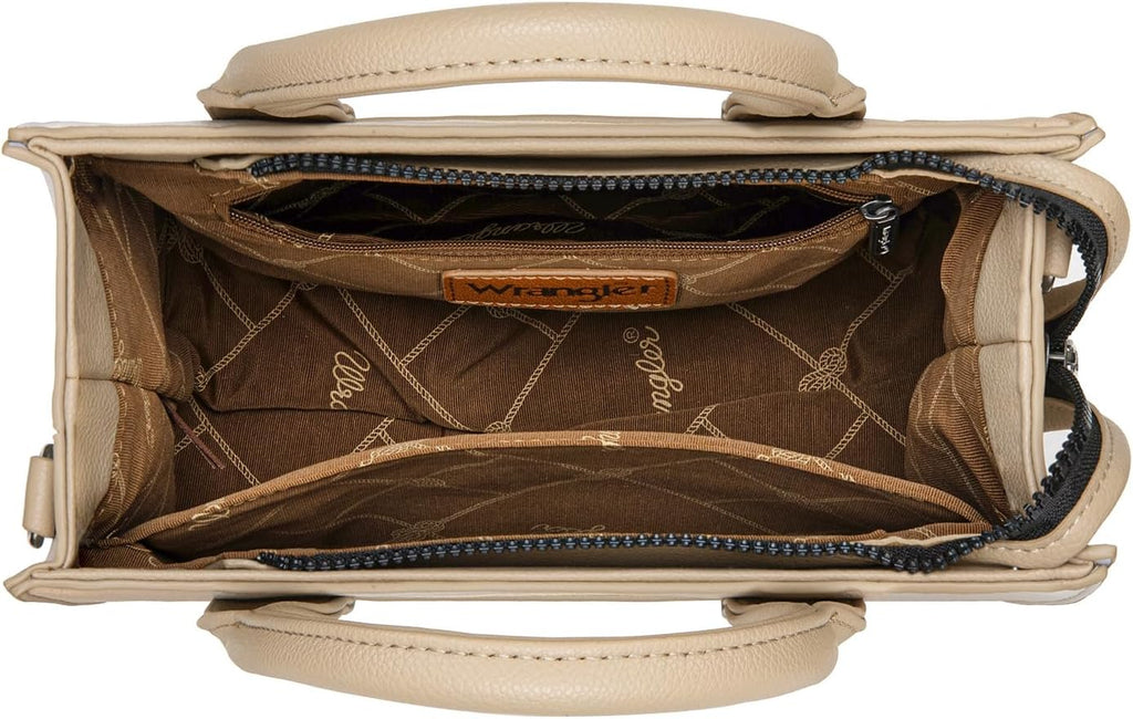 Montana West Wrangler Tote Bag for Women Zipper Shoulder Handbag toteväskor