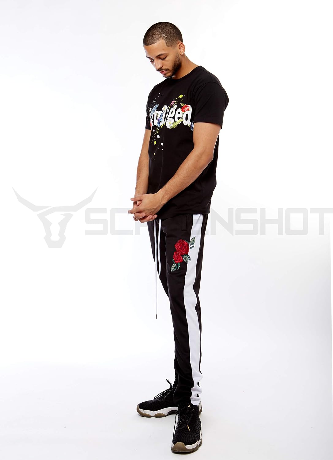 SCREENSHOT Herr Hip Hop Premium Slim Fit Track Byxor