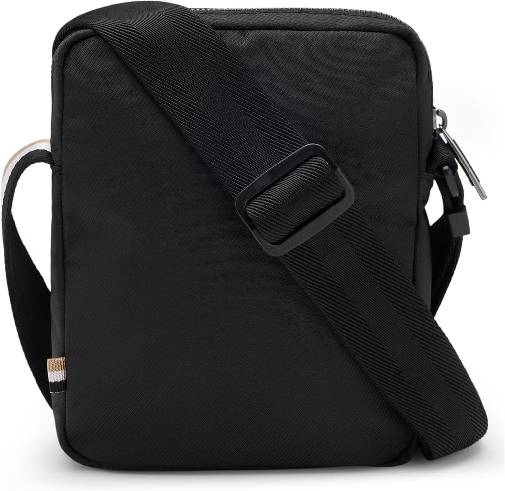 BOSS Axelväska för män, crossbag Catch 3.0 NS zip, Black1, Einheitsgröße