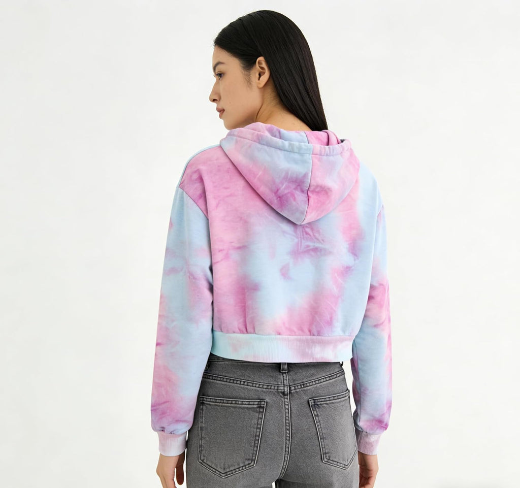 Tröjor för kvinnor, huvtröja, kort, crop top huvtröja