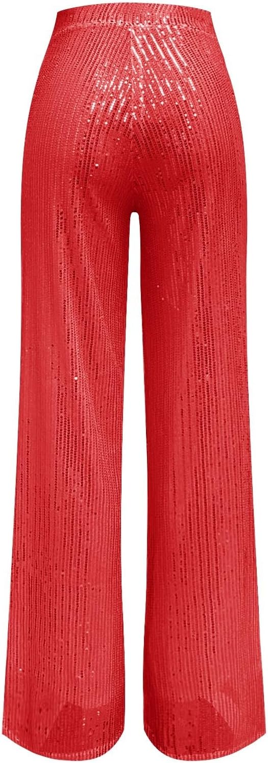 Glitterbyxor, dam, långa guld – paljettbyxor, dam, silver, paljetter, byxor, långa palazzobyxor, glänsande byxor, hög midja, joggingbyxor, långa yogabyxor, karneval, kostym 2025, nyårsafton, outfit,